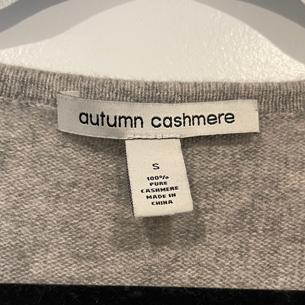100% pure cashmere Autumn Cashmere Light Gray Knit
